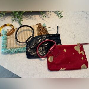 Lot of 3 HOBO wristlets.